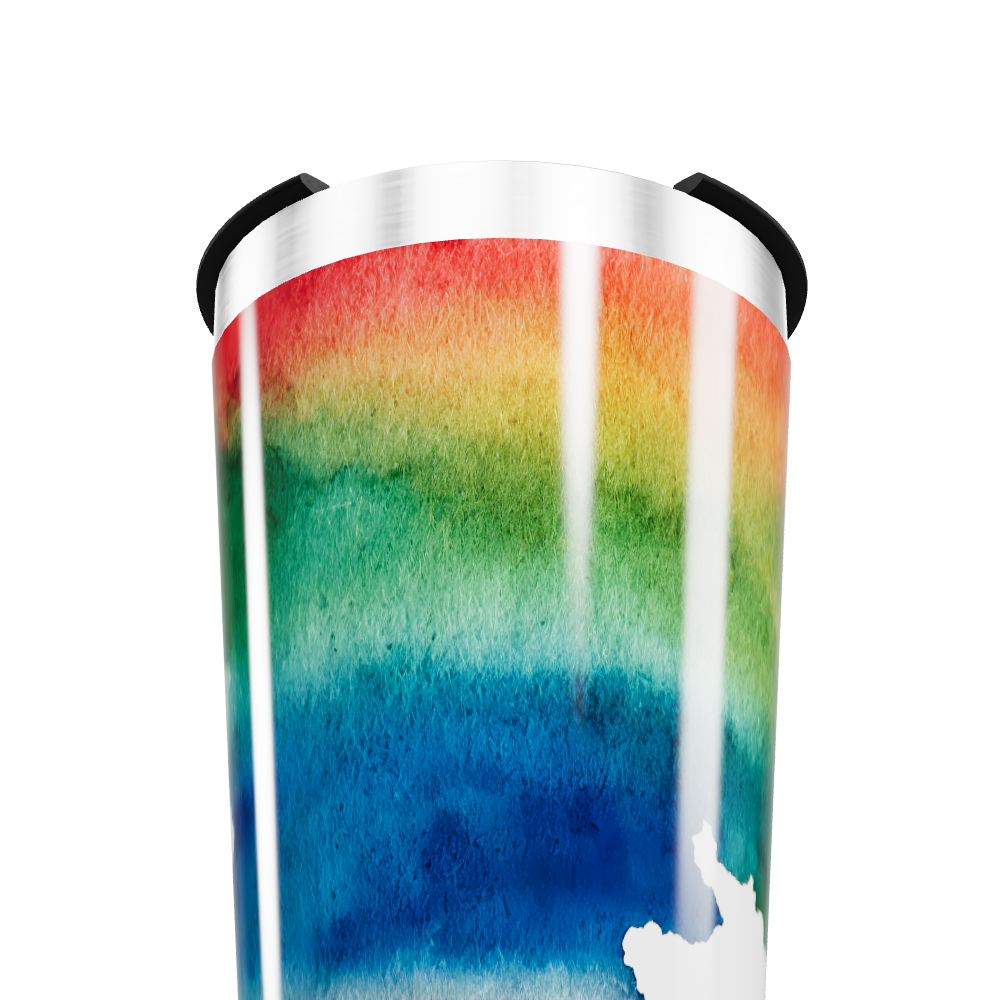 Copo Térmico - Estampa Arco-Íris