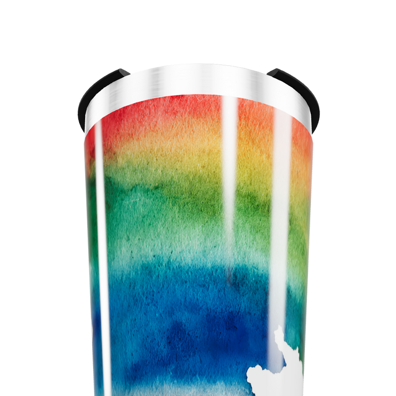 Copo Térmico - Estampa Arco-Íris