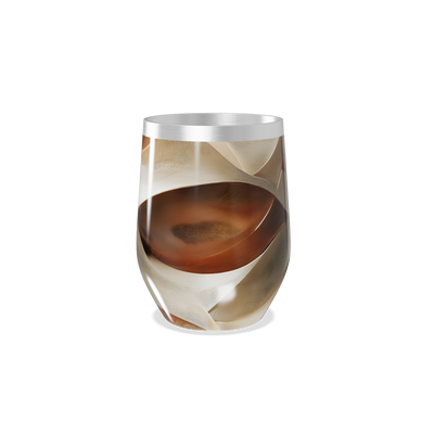 Copo Térmico Slim - Marrom Marmorizado Aço