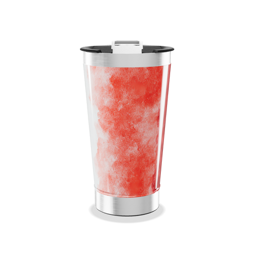 Copo Térmico - Vermelho Inox