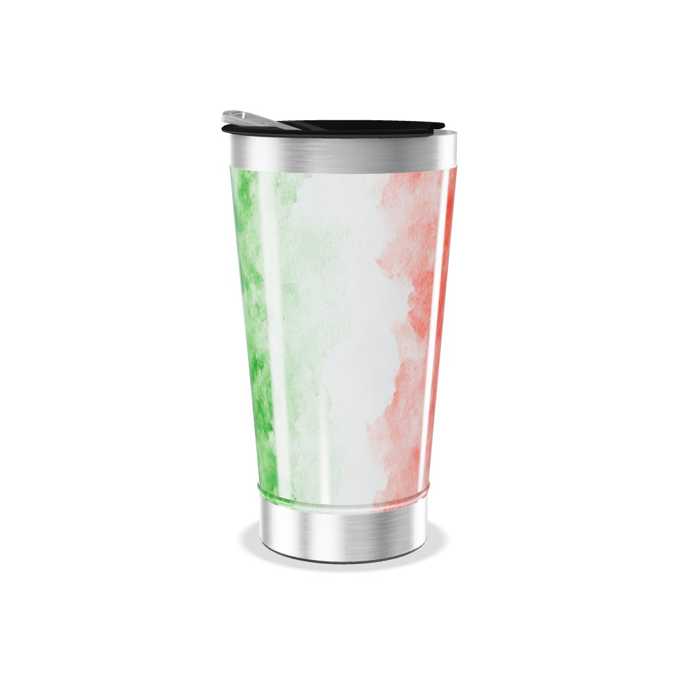 Copo Térmico - Vermelho Inox