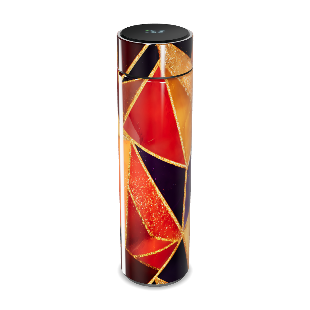 Garrafa Térmica Touch - Estampa Colorida Geométrica