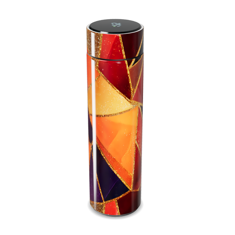 Garrafa Térmica Touch - Estampa Colorida Geométrica