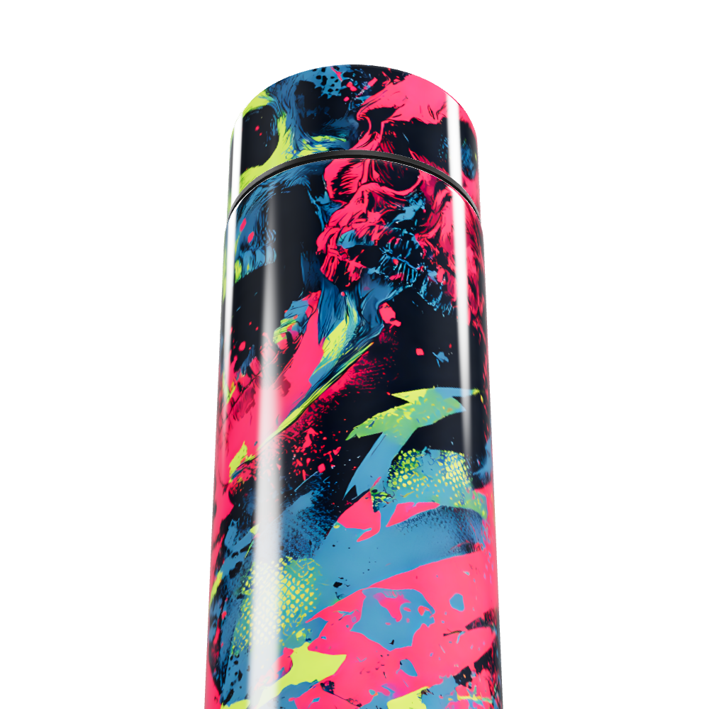 Garrafa Térmica Touch - Estampa Colorida Abstrata