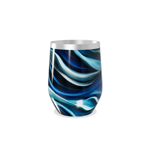 Copo Térmico Slim - Azul com Ondas