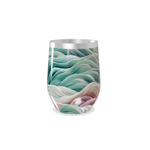 Copo Térmico Slim - Ondas Multicoloridas Inox