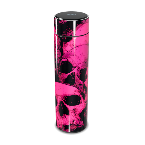 Garrafa Térmica Touch - Caveira Rosa Inox