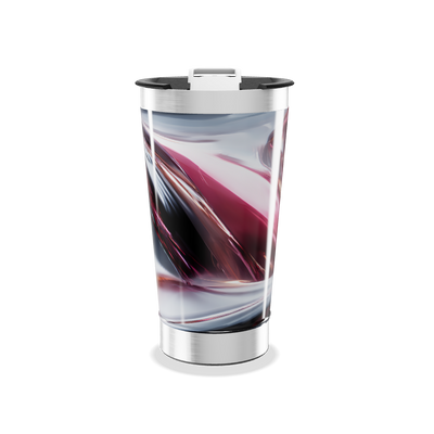 Copo Térmico - Aço Inox com Estampa Abstrata