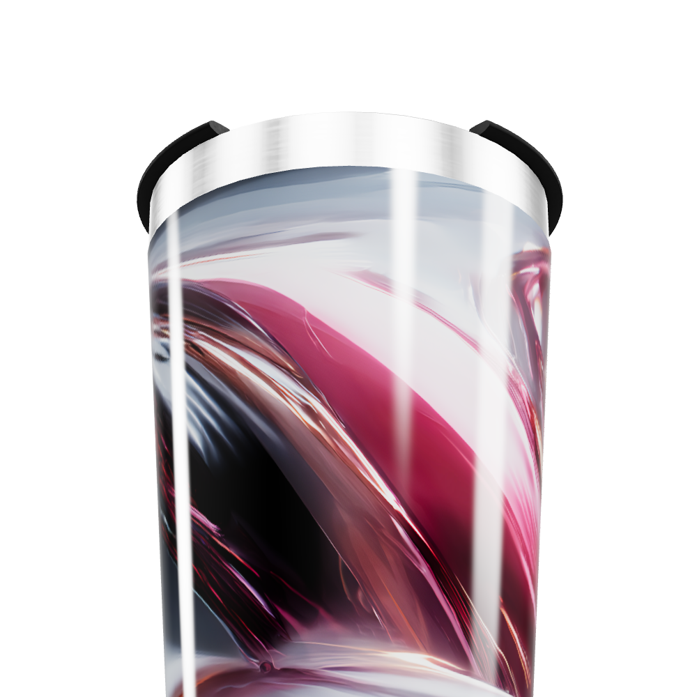 Copo Térmico - Aço Inox com Estampa Abstrata