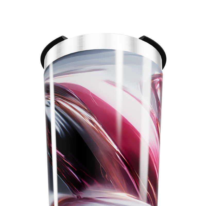 Copo Térmico - Aço Inox com Estampa Abstrata