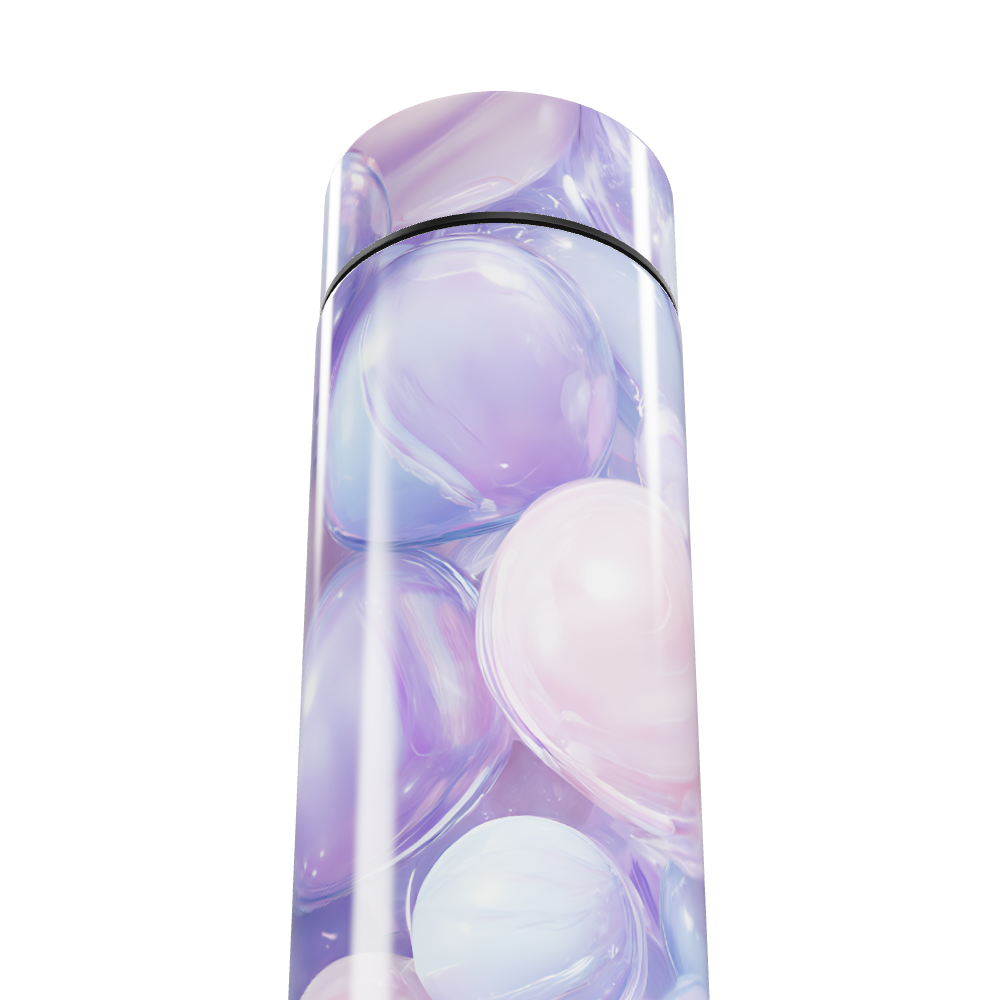 Garrafa Térmica Touch - Estampa Bolhas Coloridas