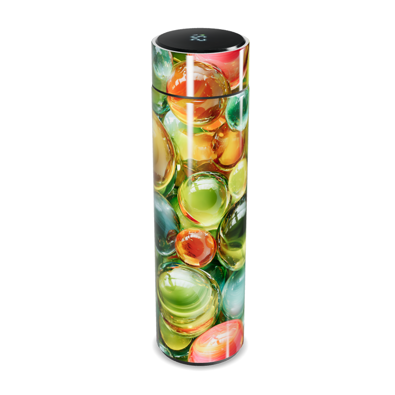 Garrafa Térmica Touch - Estampa Colorida Vidro