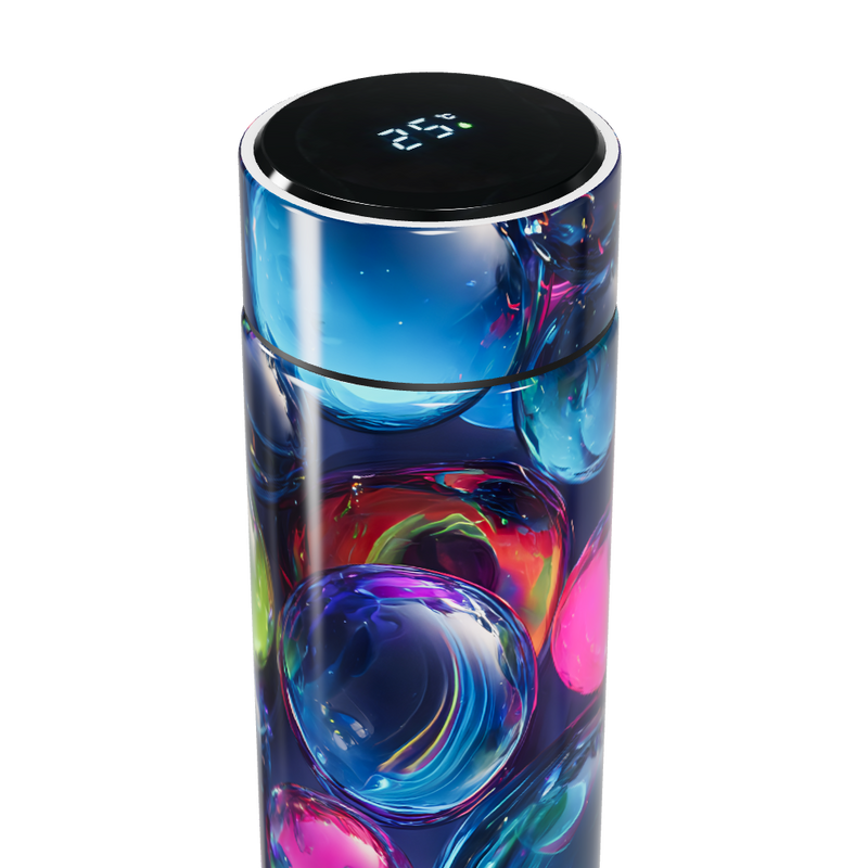 Garrafa Térmica Touch - Multicolorida Bolhas
