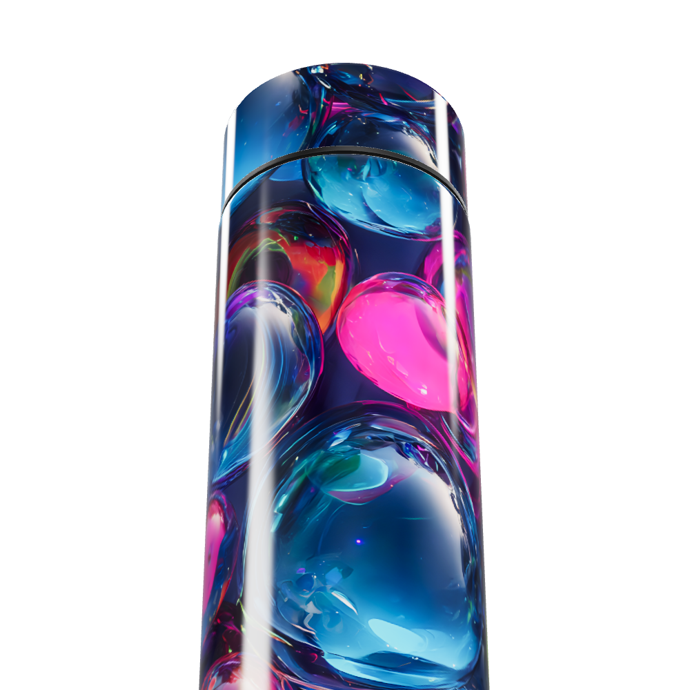 Garrafa Térmica Touch - Multicolorida Bolhas