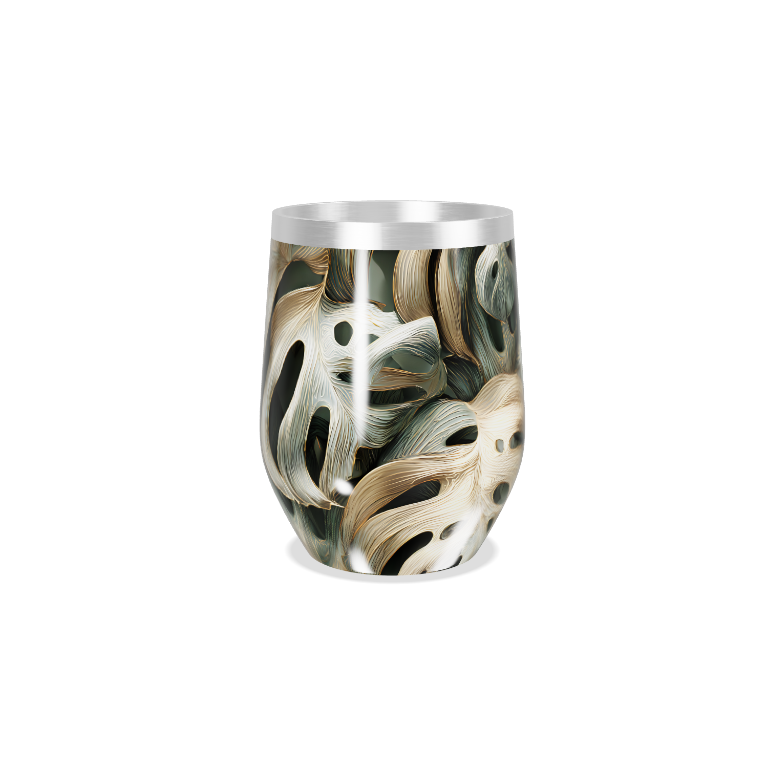 Copo Térmico Slim - Folhagem Tropical