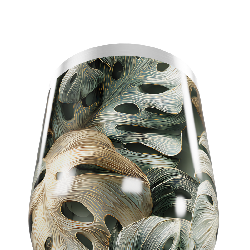 Copo Térmico Slim - Folhagem Tropical