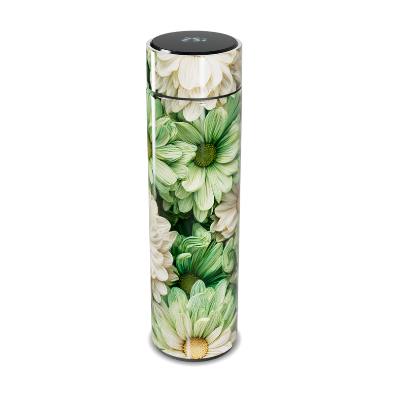 Garrafa Térmica Touch - Floral Verde