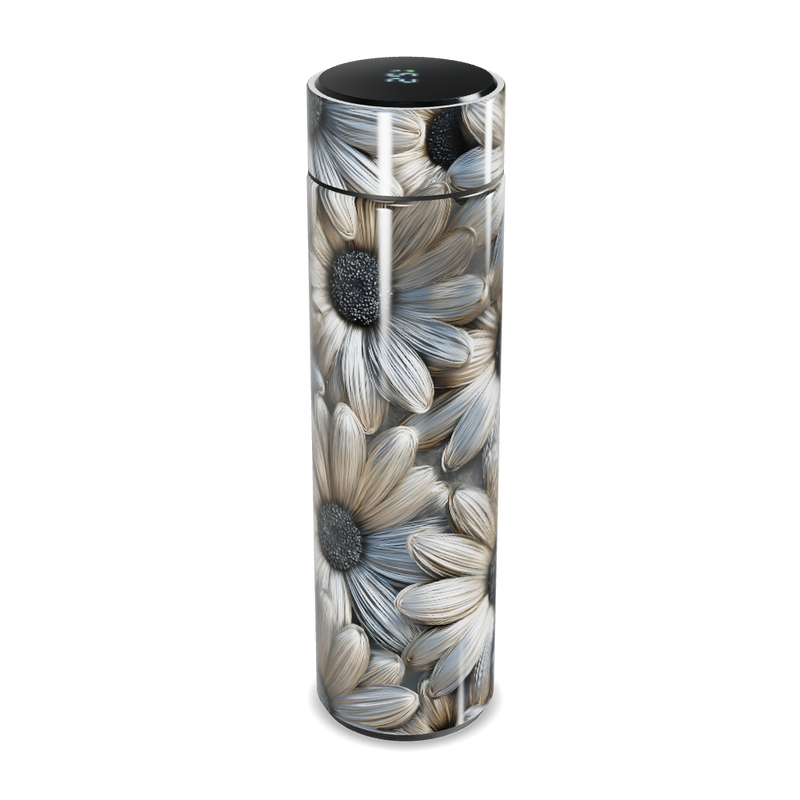 Garrafa Térmica Touch - Floral com Display Digital