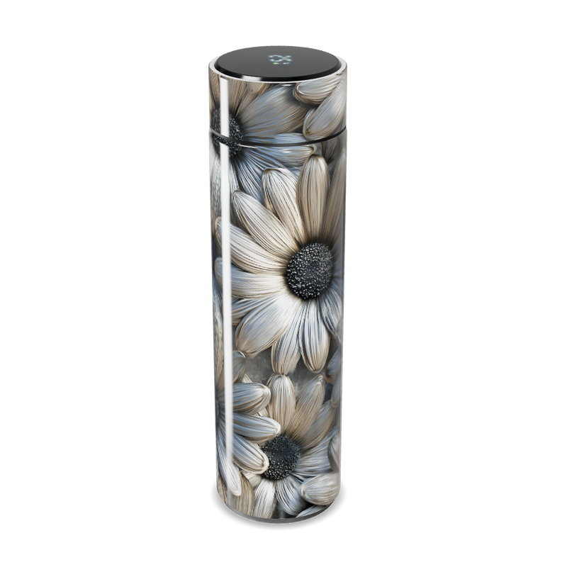 Garrafa Térmica Touch - Floral com Display Digital