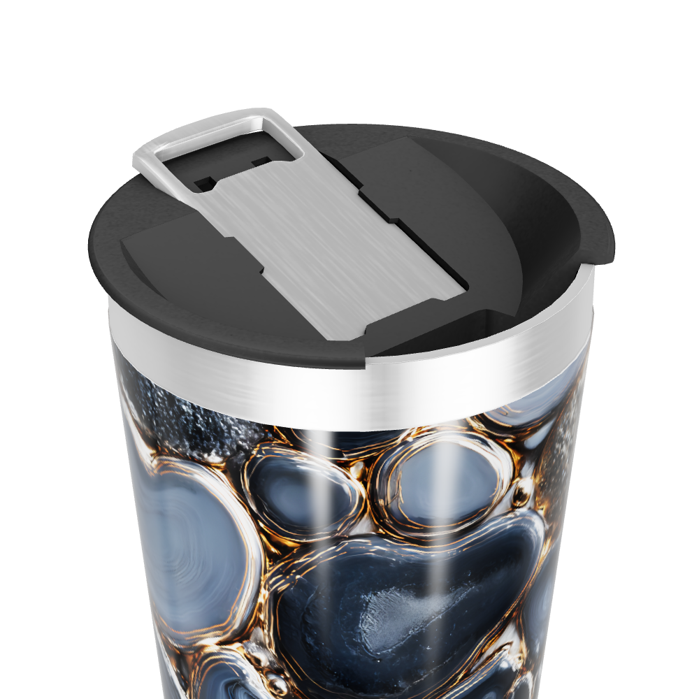 Copo Térmico - Estampa Geode Azul