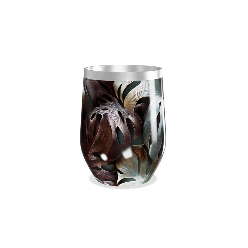 Copo Térmico Slim - Estampa Folhagem Colorida