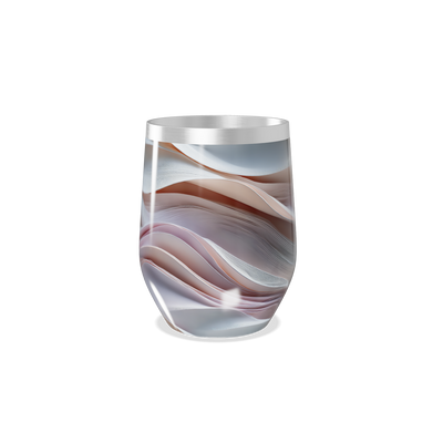 Copo Térmico Slim - Estampa Ondas Coloridas