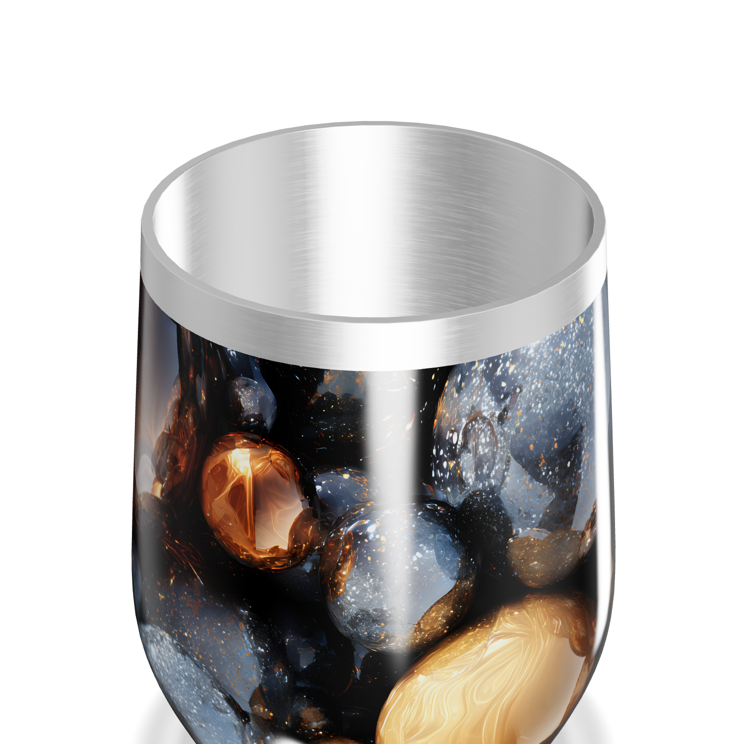 Copo Térmico Slim - Espacial em Aço Inox