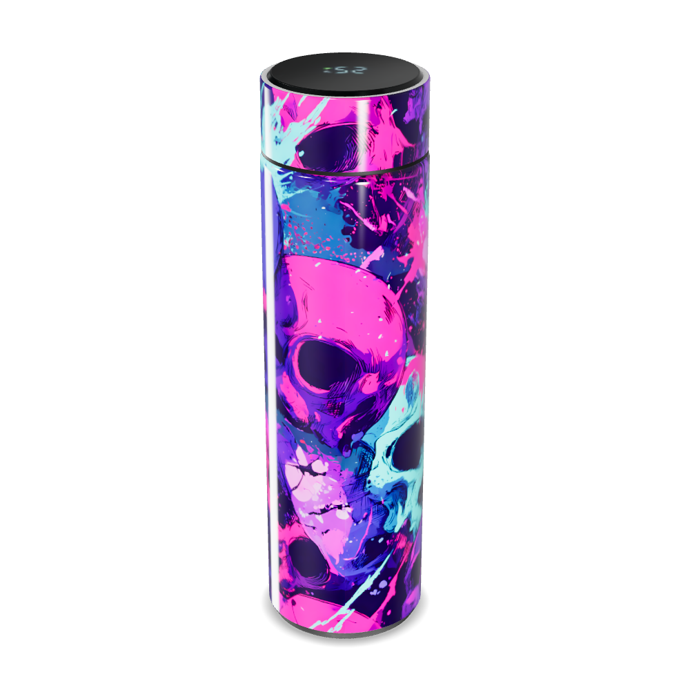 Garrafa Térmica Touch - Cores Neon Caveira