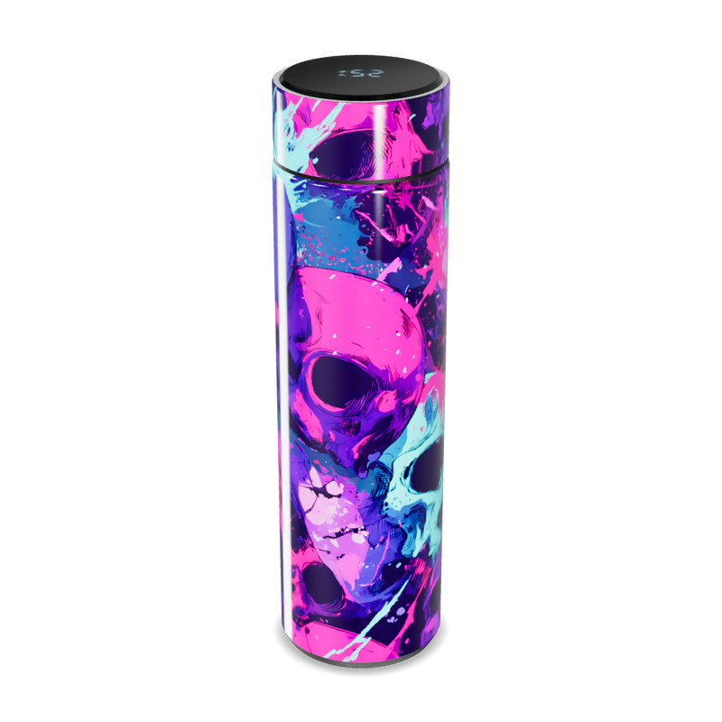 Garrafa Térmica Touch - Cores Neon Caveira