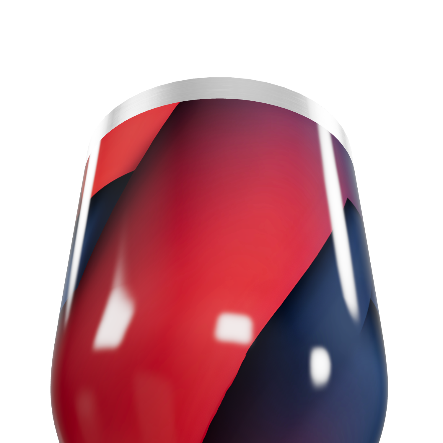 Copo Térmico Slim - Vermelho e Preto Geométrico