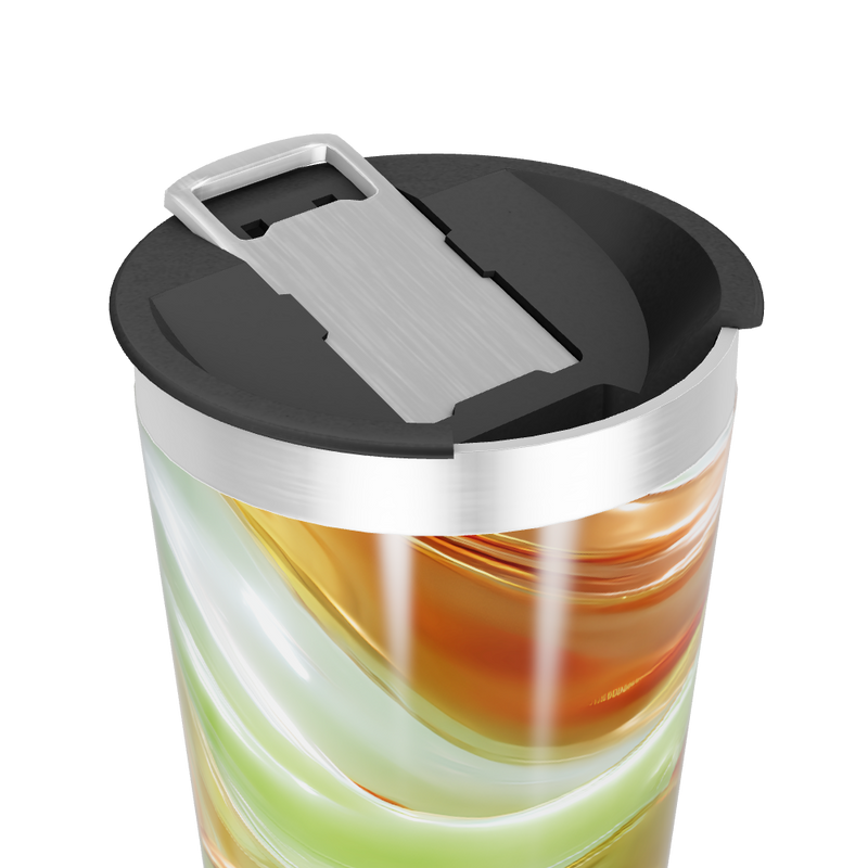 Copo Térmico - Design Abstrato Colorido