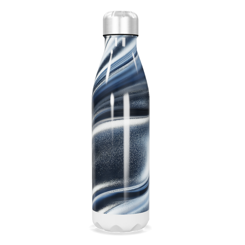 Garrafa Inox Listrada Azul e Branca