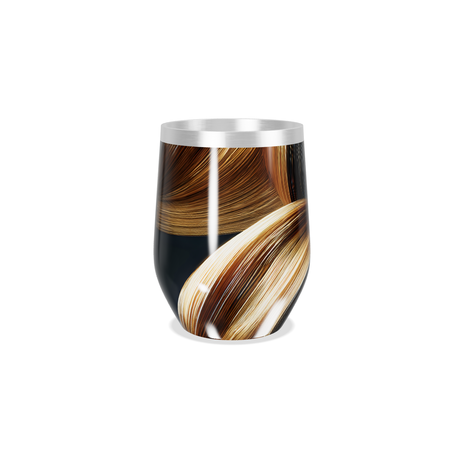 Copo Térmico Slim - Estampa Ondas Coloridas