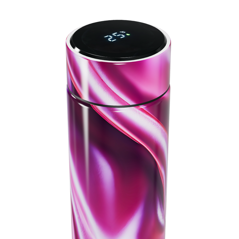 Garrafa Térmica Touch - Rosa Metálica Digital