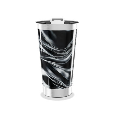 Copo Térmico - Preto com Ondas