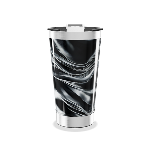 Copo Térmico - Preto com Ondas