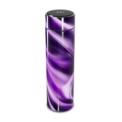 Garrafa Térmica Touch - Roxo com Display Digital