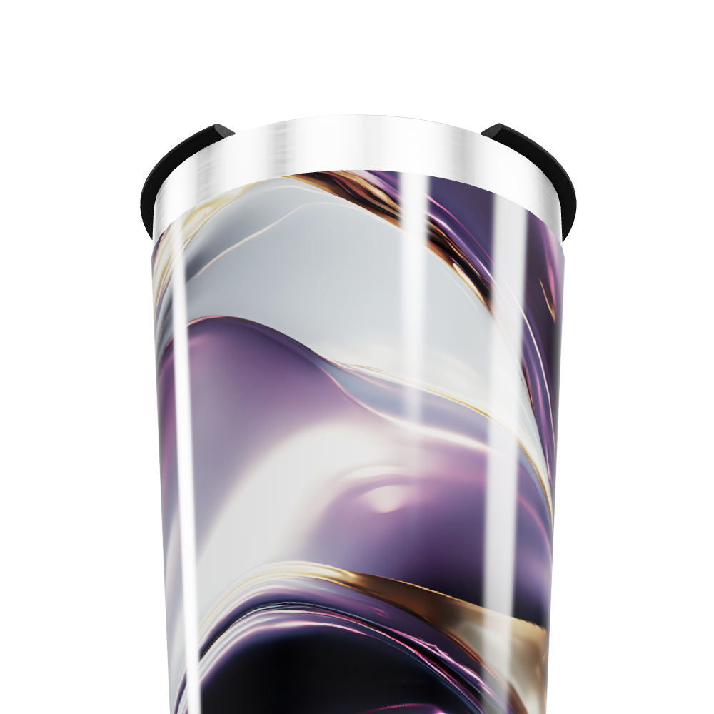 Copo Térmico - Roxo Metálico Abstrato