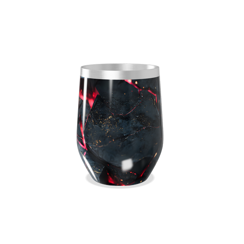 Copo Térmico Slim - Preto Mármore Inox
