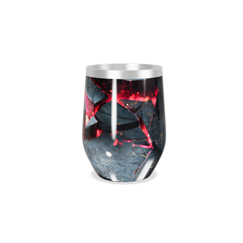 Copo Térmico Slim - Preto Mármore Inox