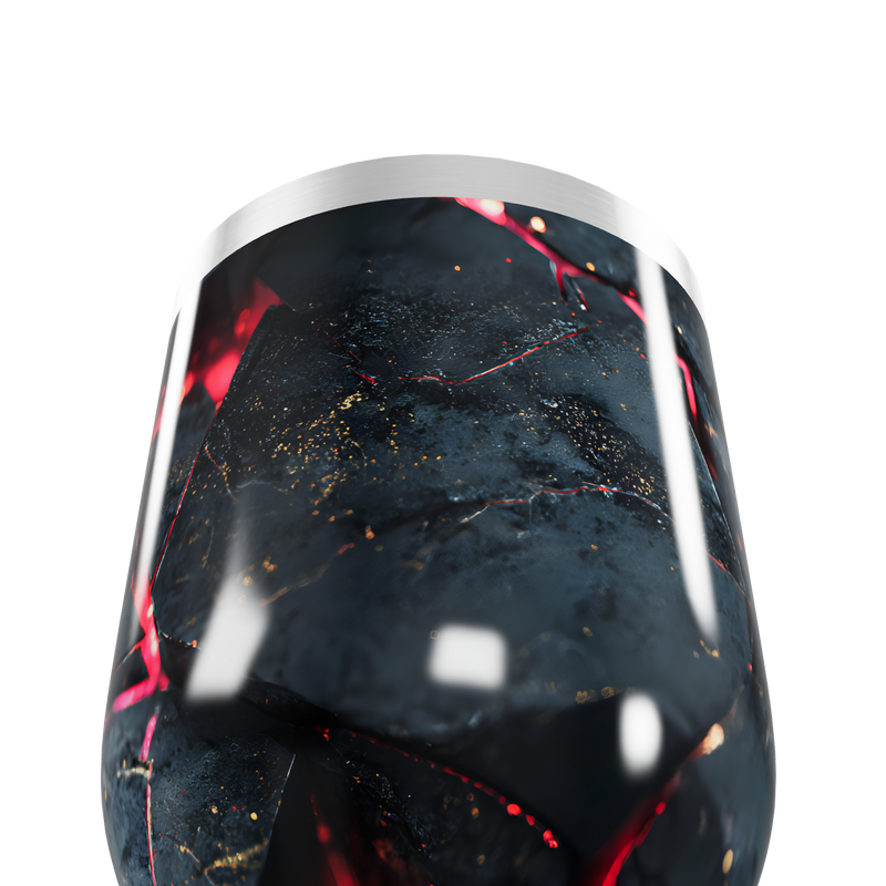 Copo Térmico Slim - Preto Mármore Inox