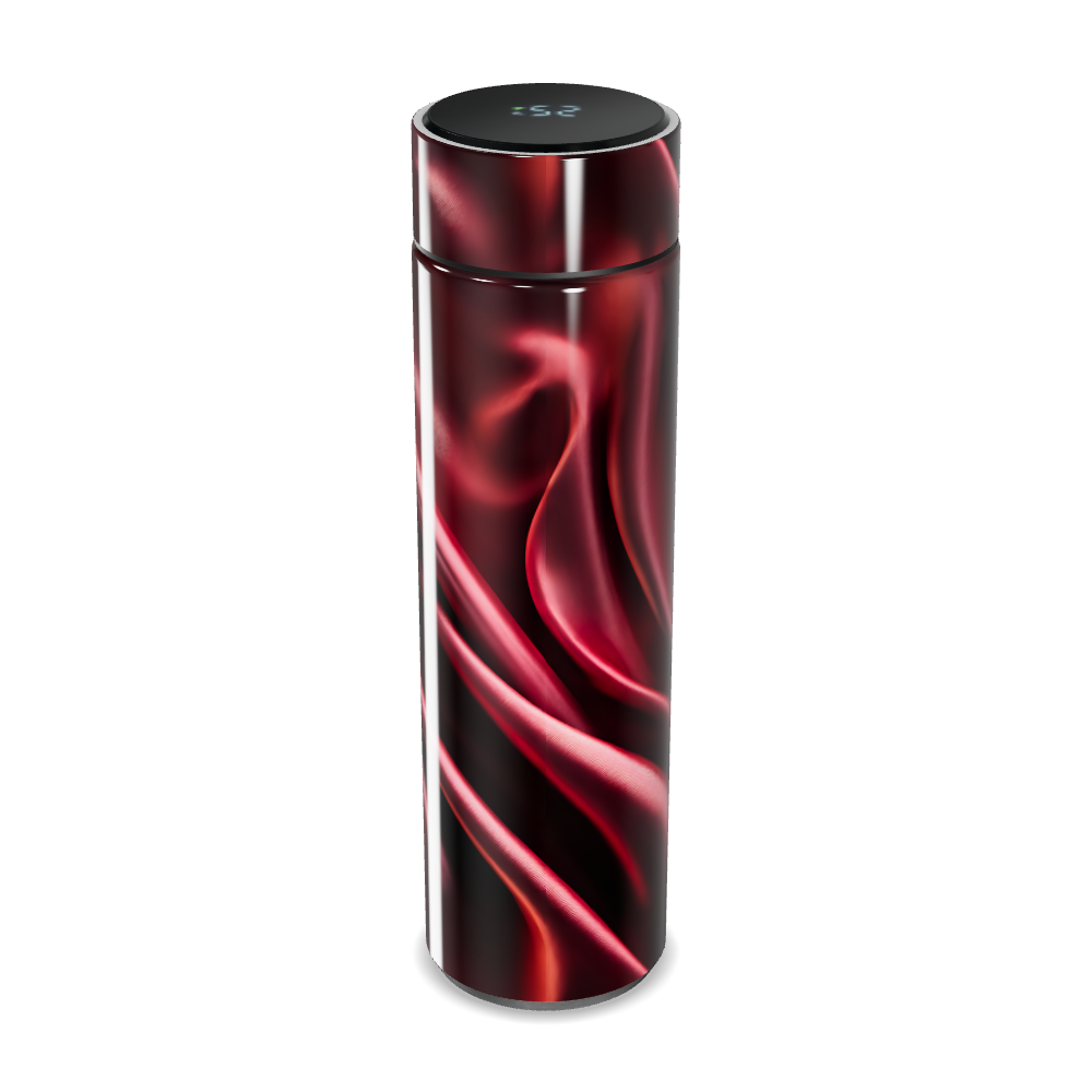 Garrafa Térmica Touch - Vermelha com Display Digital