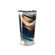 Copo Térmico - Estampa Abstrata Azul