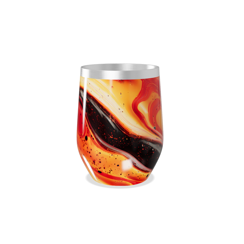 Copo Térmico Slim - Estampa Abstrata Multicolorida