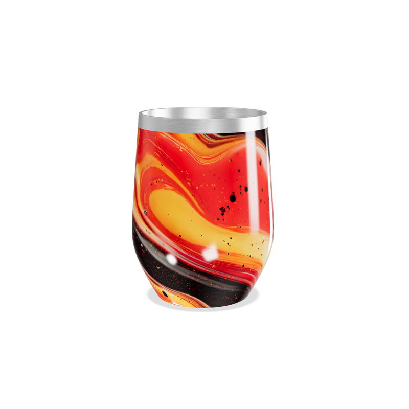 Copo Térmico Slim - Estampa Abstrata Multicolorida