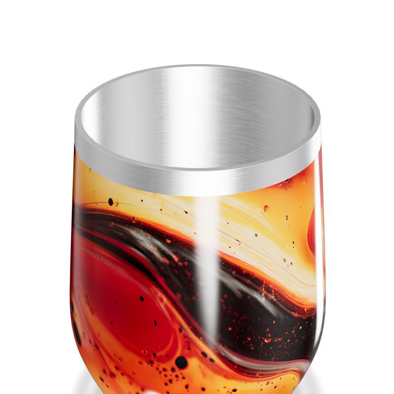 Copo Térmico Slim - Estampa Abstrata Multicolorida