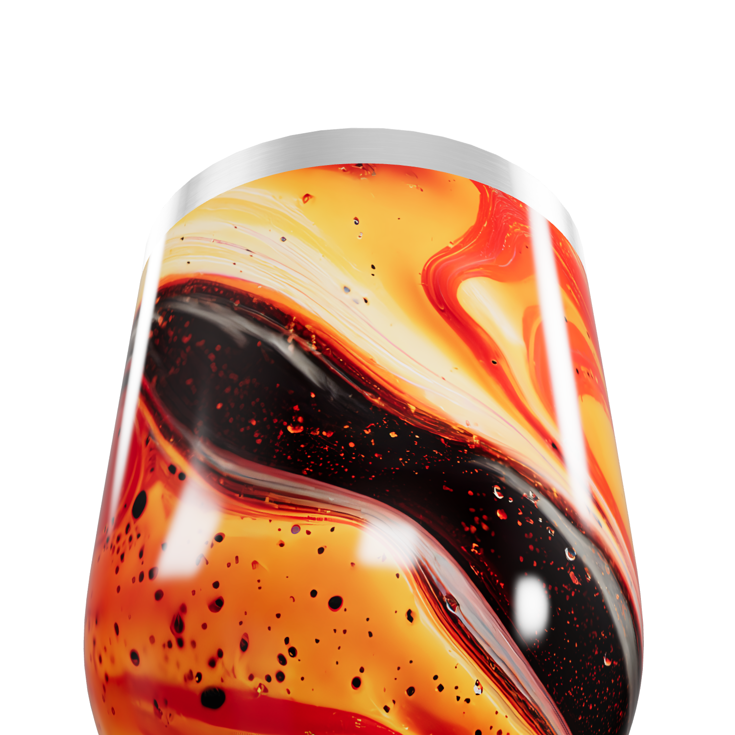 Copo Térmico Slim - Estampa Abstrata Multicolorida