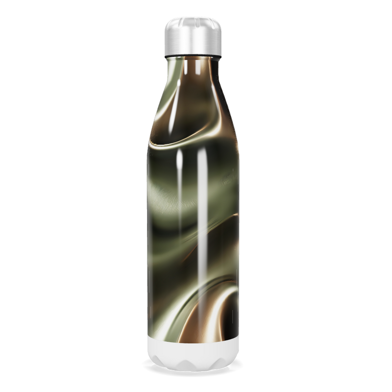 Garrafa Inox - Estampa Metalizada