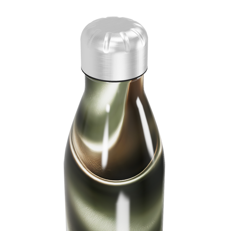 Garrafa Inox - Estampa Metalizada