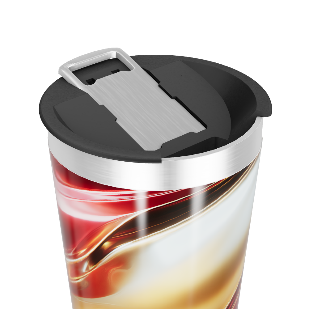 Copo Térmico - Estampa Abstrata Colorida